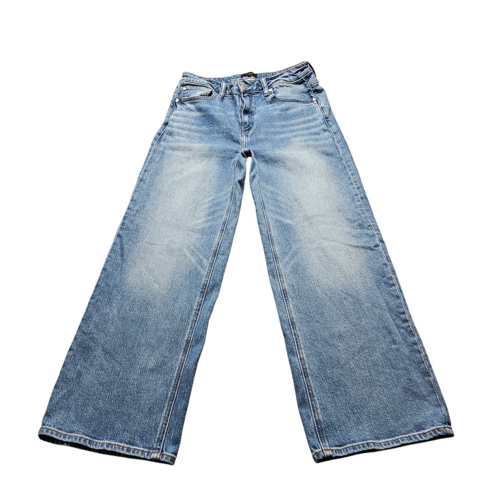 Quince Wide Leg Denim Jeans Womens 30 Blue Medium Wash High Rise Relaxed 5142